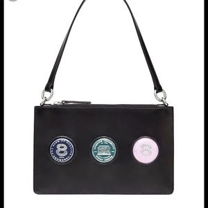 opening ceremony nev shiny calf zip clutch